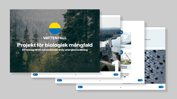 Biologisk mångfald projekt Vattenfall