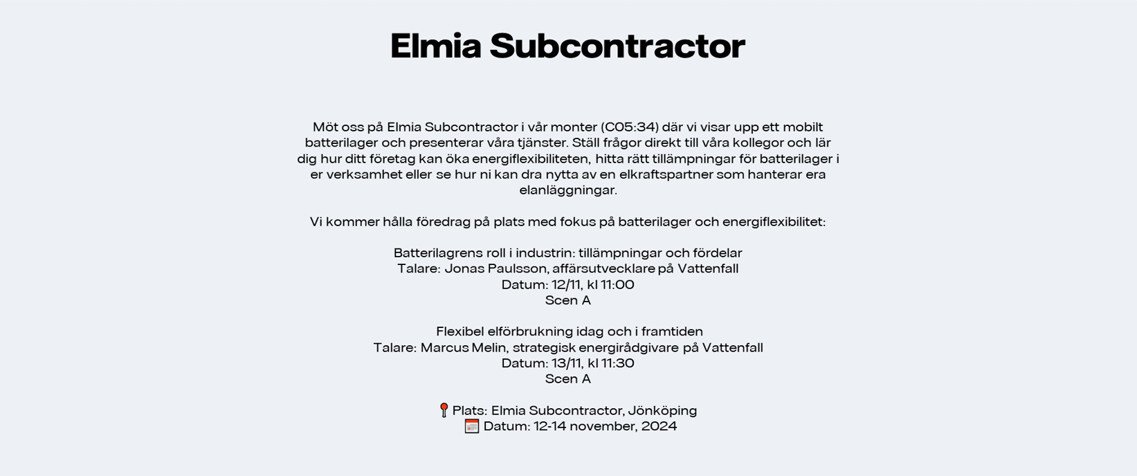 Elmia subcontractor bild till pillar page 2