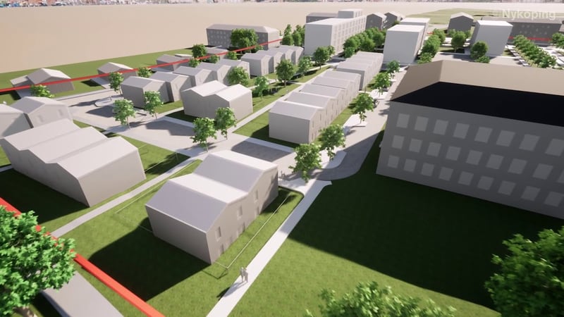 Nyköping satsar på hållbar fjärrvärme till nytt skolområde