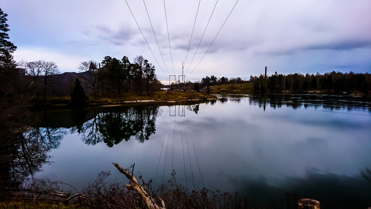Power lines Vargön