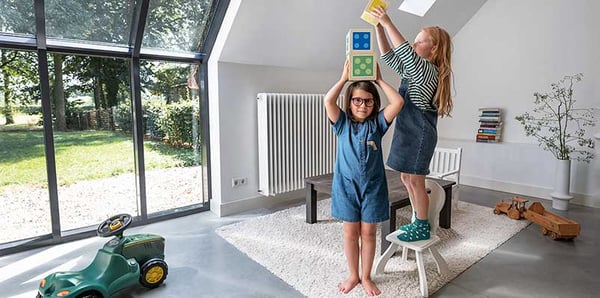 Välisolerade och täta hus ger hållbar uppvärmning